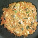 生がきのお好み焼き